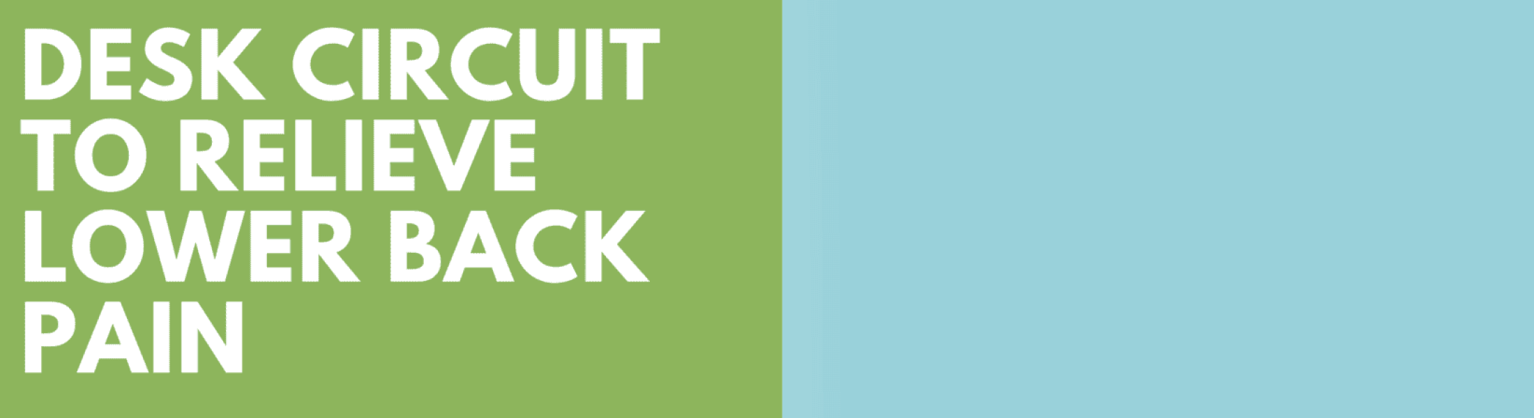 Desk circuit for lower back pain - Sports Physiotherapy Melbourne CBD ...